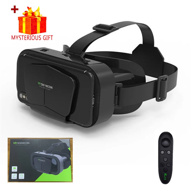 VR Glasses Virtual Reality Headset | 3D Lenses Smart Goggles for Smartphones