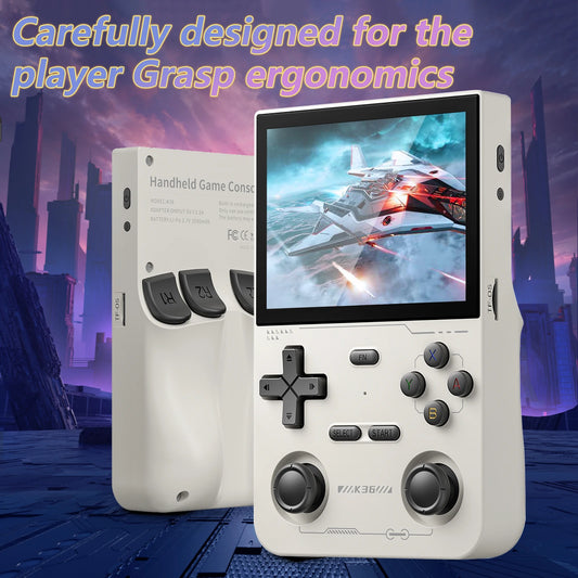 GAMINJA K36 Handheld Game Console | 3.5" IPS Screen, 64GB Built-in Simulator Games