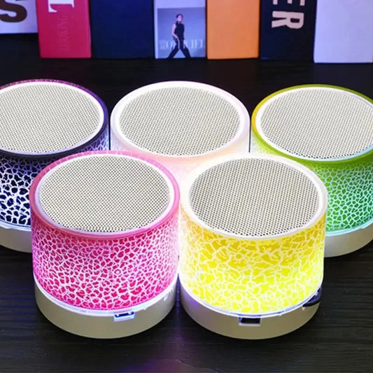Bluetooth Mini Speaker | Portable Wireless LED Subwoofer with TF Card & USB Support