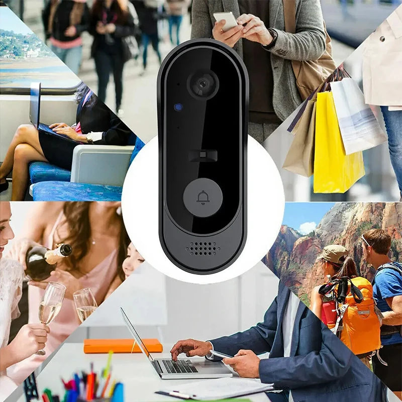 1080P Wireless WiFi Video Doorbell | Smart Home Security with Motion Detection