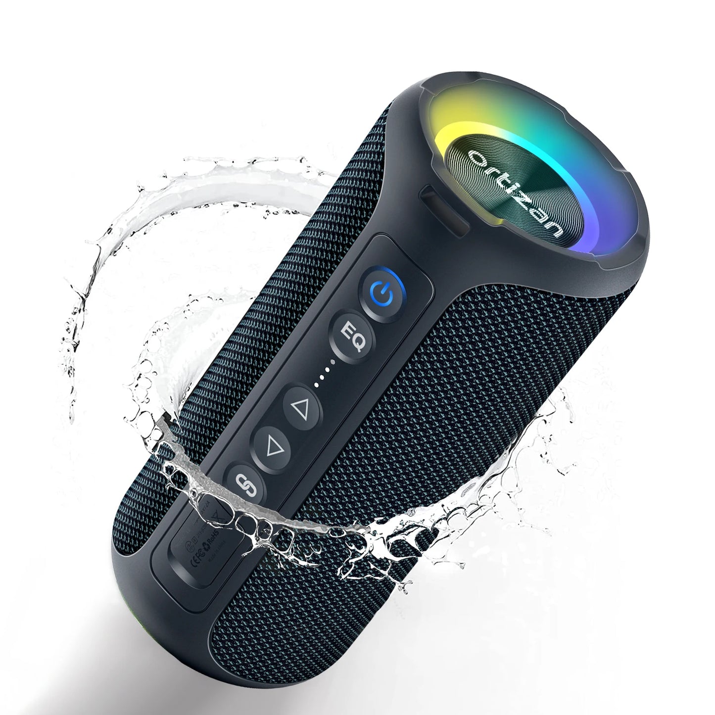 Ortizan X8 Pro Bluetooth Speaker | 40W Stereo Sound, Deep Bass, IPX7 Waterproof, 30H Playtime