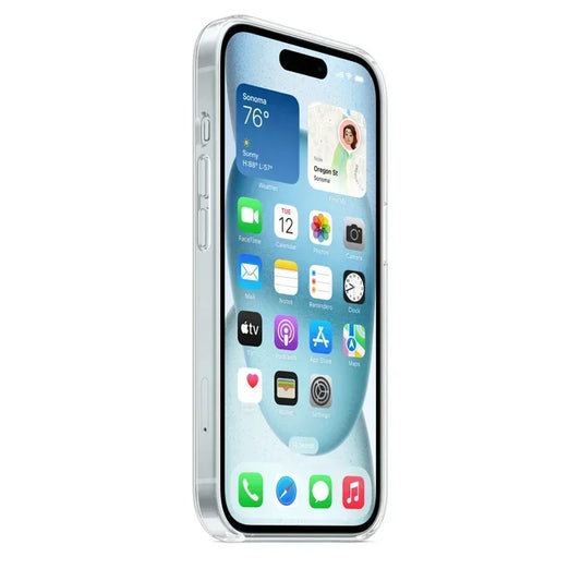 Magnetic Clear iPhone Case | Original Transparent Silicone Cover for iPhone 11–17 Pro Max, Mini, XS & XR (MagSafe Compatible)