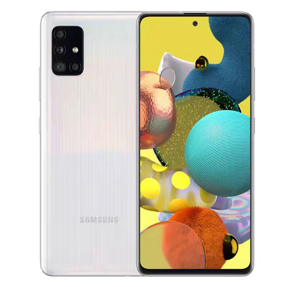 Samsung Galaxy A51 5G Refurbished Smartphone | Dual SIM, 6.5" AMOLED, 6GB RAM, 128GB Storage, 4 Cameras, NFC