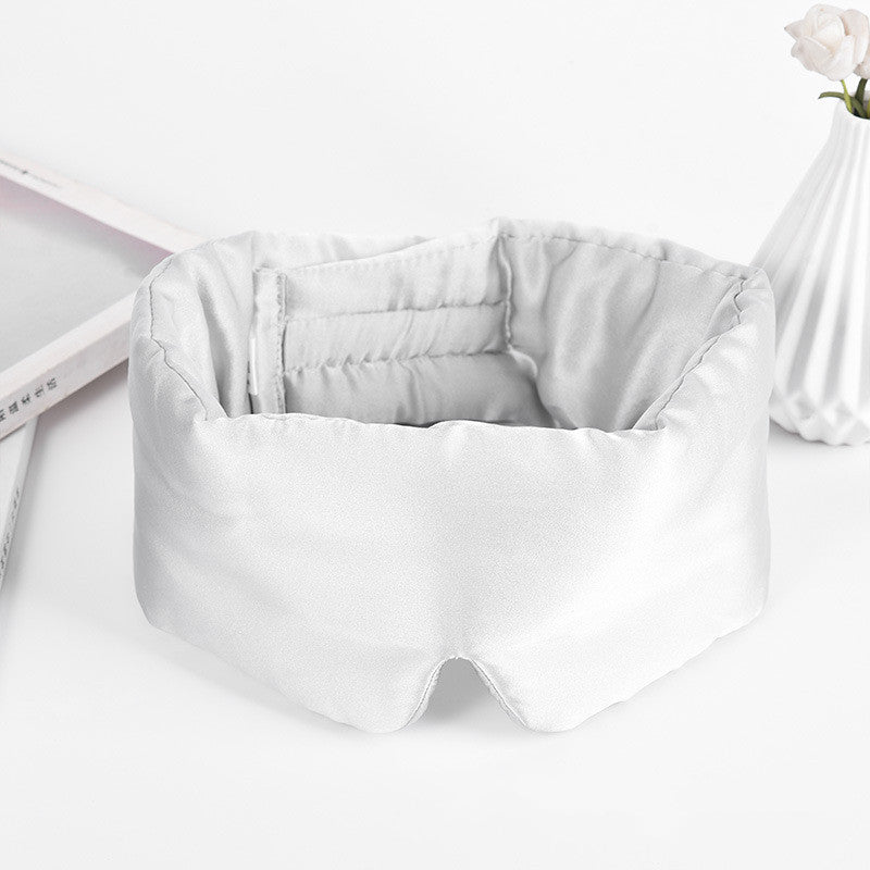 Silk Sleep Eye Mask | Skin-Friendly Breathable Eye Cover with Ear Protection & Noise Reduction for Deep Sleep