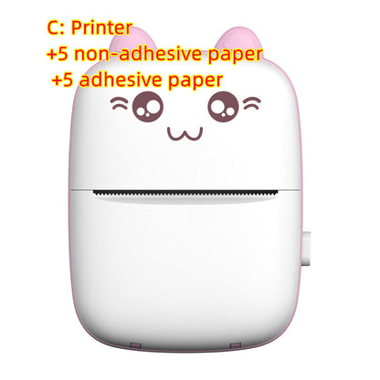 Mini Portable Bluetooth & WiFi Printer | Mobile Photo & Note Printer for Students, Pocket Label & Error Printing
