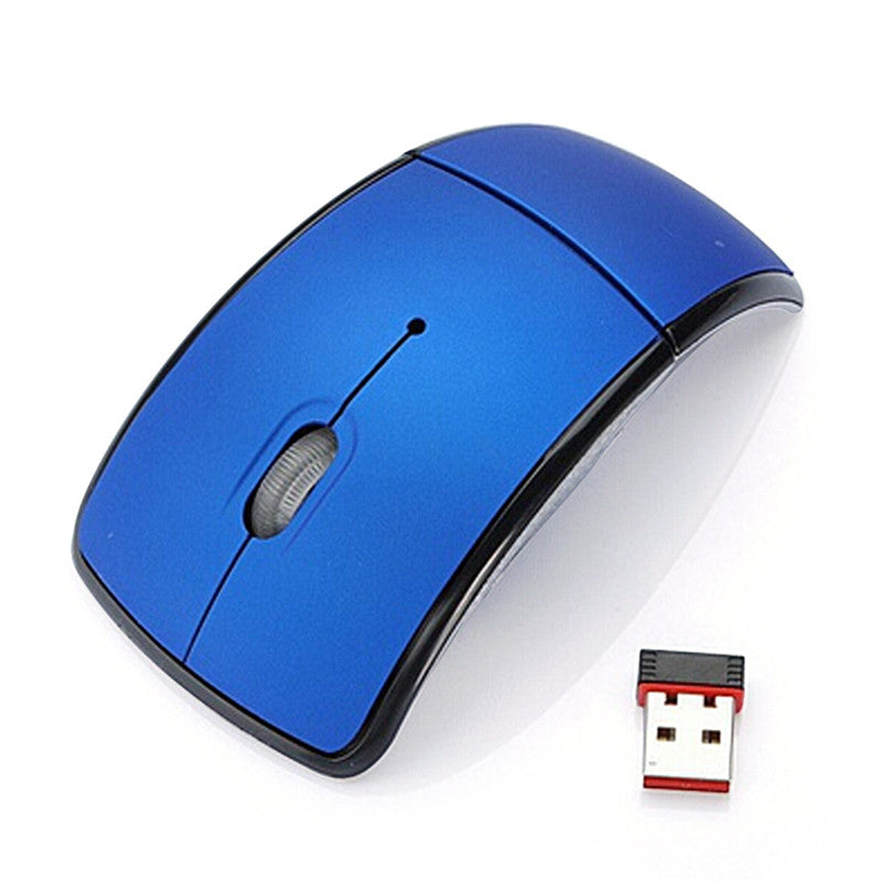 Wireless Foldable Mouse | Portable Slim Travel Mouse for Laptop, PC & Mac