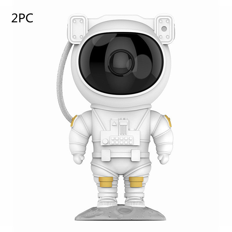 Astronaut Galaxy Starry Sky Projector Nightlight | USB Table Lamp for Bedroom, Kids, and Home Atmosphere Lighting
