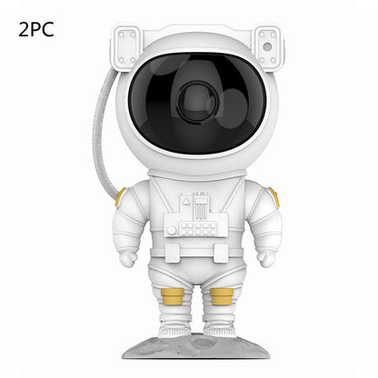 Astronaut Galaxy Starry Sky Projector Nightlight | USB Table Lamp for Bedroom, Kids, and Home Atmosphere Lighting