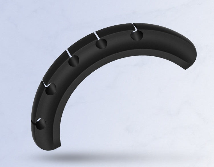 Silicone USB Cable Winder | Desktop Cable Organizer Clips for Headphones and Charging Cables