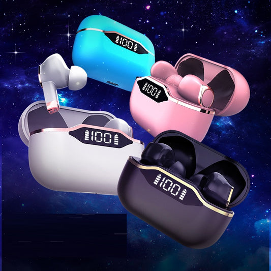 T28 TWS Earphones with LED Display | IPX5 Waterproof Wireless In-Ear Earbuds, OEM/OBM