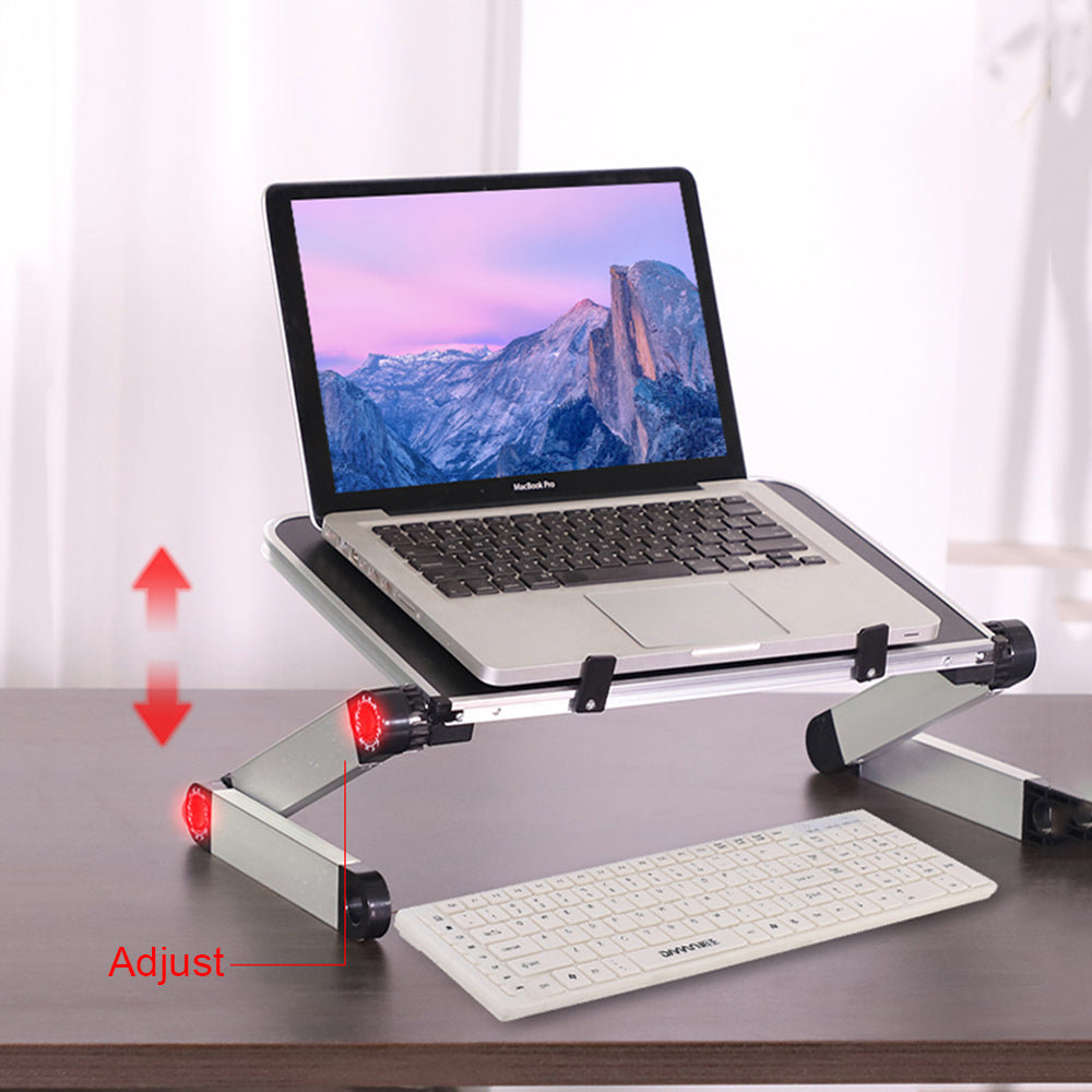 Foldable Laptop Stand Ergonomic Adjustable Desk | Tablet Holder for Office, Home & Travel