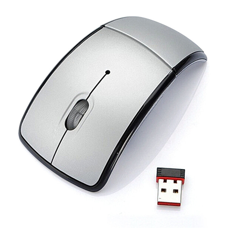 Wireless Foldable Mouse | Portable Slim Travel Mouse for Laptop, PC & Mac