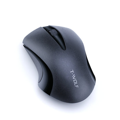 Thunder Wolf Wireless Mouse for Laptop & Desktop | Cute Ergonomic Mouse for Girls, PC & Computer