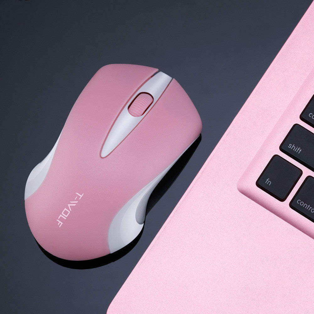 Thunder Wolf Wireless Mouse for Laptop & Desktop | Cute Ergonomic Mouse for Girls, PC & Computer