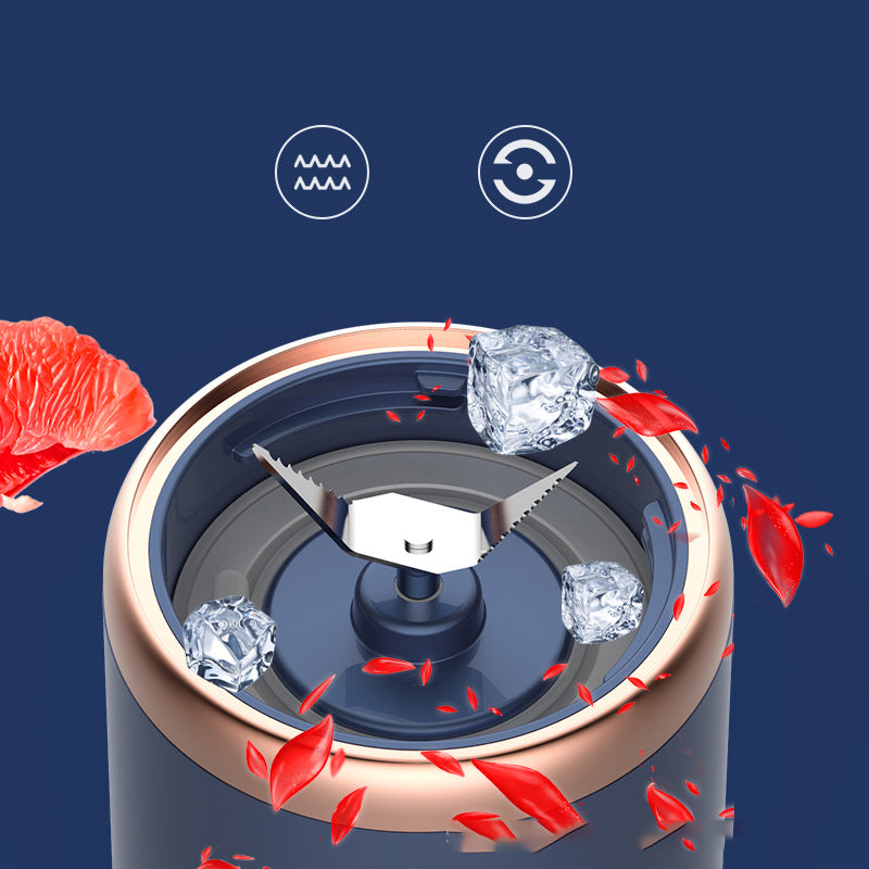 6-Blade Portable Blender Mini Juicer Cup | USB Rechargeable Smoothie & Ice Crusher