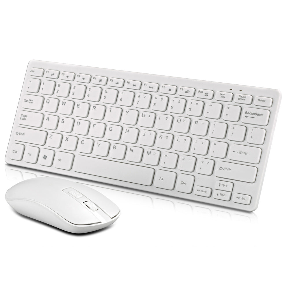 Wireless Keyboard and Mouse Combo | Chocolate Color 2.4G Keyboard & Mouse Set for Laptop and PC