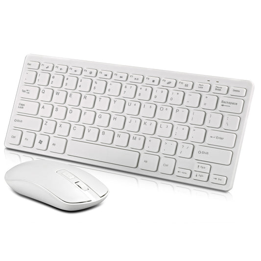 Wireless Keyboard and Mouse Combo | Chocolate Color 2.4G Keyboard & Mouse Set for Laptop and PC