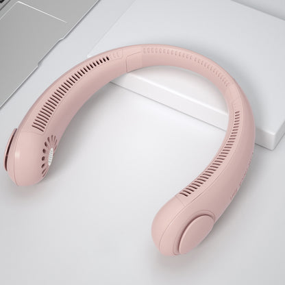 Leafless Hanging Neck Fan | USB Rechargeable Silent Portable Fan for Travel, Sports & Daily Use