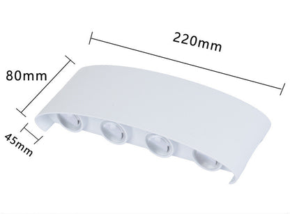 Outdoor Rainproof LED Wall Lamp | Waterproof Outdoor Spotlight for Courtyard, Garden, Living Room & Bedside Wall Lighting