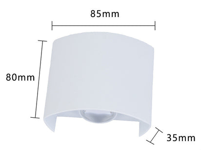 Outdoor Rainproof LED Wall Lamp | Waterproof Outdoor Spotlight for Courtyard, Garden, Living Room & Bedside Wall Lighting