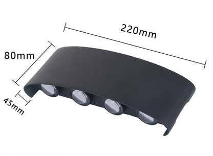 Outdoor Rainproof LED Wall Lamp | Waterproof Outdoor Spotlight for Courtyard, Garden, Living Room & Bedside Wall Lighting