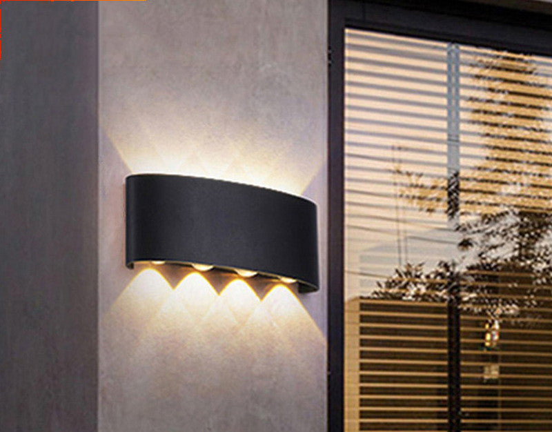 Outdoor Rainproof LED Wall Lamp | Waterproof Outdoor Spotlight for Courtyard, Garden, Living Room & Bedside Wall Lighting