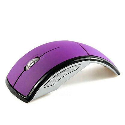Wireless Foldable Mouse | Portable Slim Travel Mouse for Laptop, PC & Mac