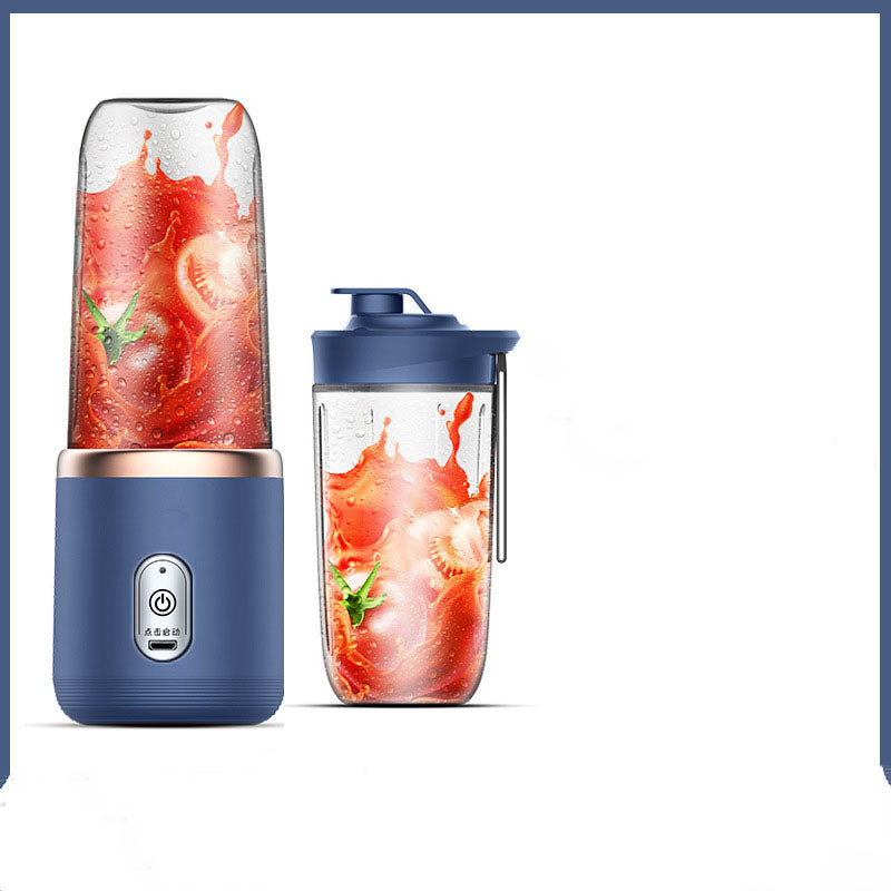 6-Blade Portable Blender Mini Juicer Cup | USB Rechargeable Smoothie & Ice Crusher