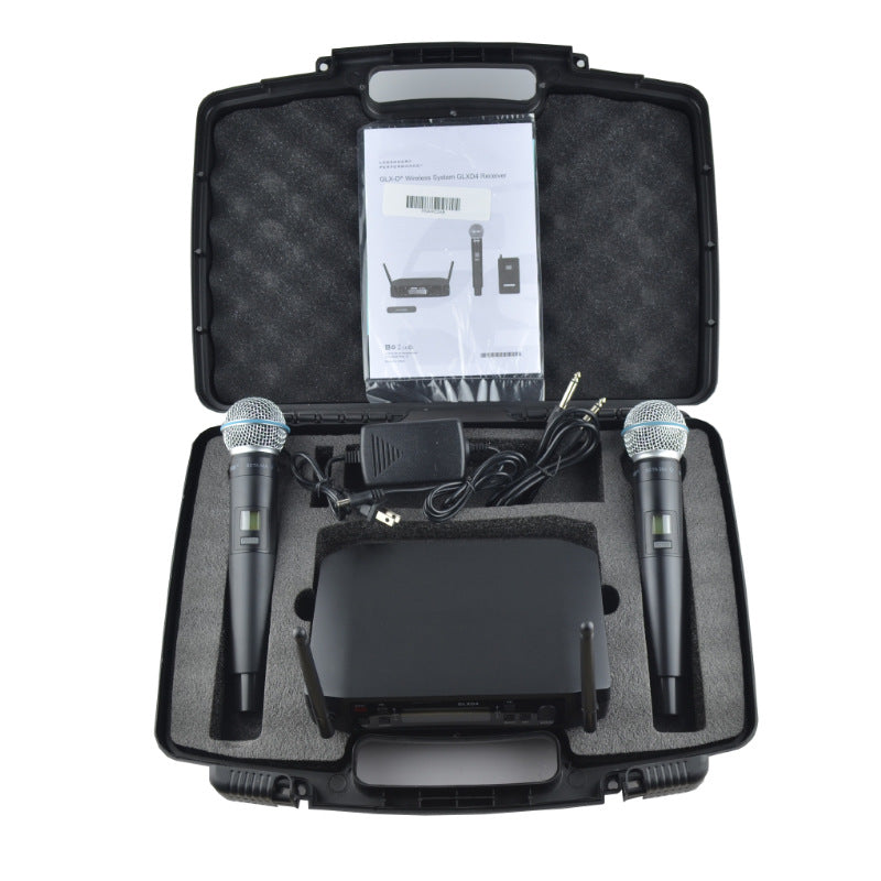 One-for-Two Wireless Microphone System | Dual High-Fidelity Sound Quality Wireless Mics for Recording, Streaming & Live Events