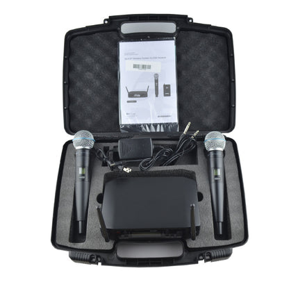 One-for-Two Wireless Microphone System | Dual High-Fidelity Sound Quality Wireless Mics for Recording, Streaming & Live Events