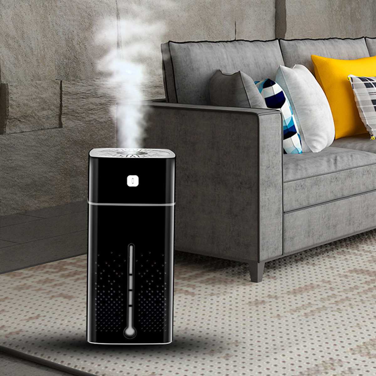 Air Purifier Humidifier | 2-in-1 Home Air Cleaner & Ultrasonic Moisture Diffuser