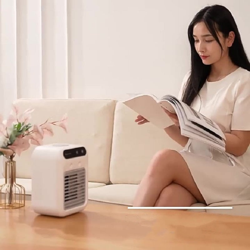 Portable Air Conditioner Air Cooler Fan | Water Cooling AC Fan for Room, Office & Car