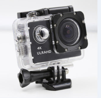 4K Waterproof Sport Camera with Ultra HD Recording, Wide Angle Lens & Action Mounts