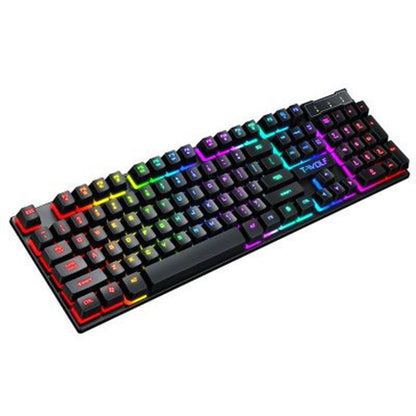 Gaming USB Luminous Wired Keyboard | Floating Key Backlit Mechanical Manipulator