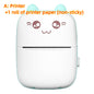 Mini Portable Bluetooth & WiFi Printer | Mobile Photo & Note Printer for Students, Pocket Label & Error Printing