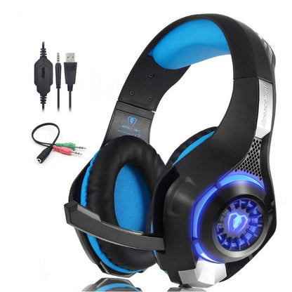 Gaming Headphones with Microphone | Stereo Headset for PC, Console & Mobile Gaming