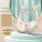 Cute Cat Ear Wireless Bluetooth Headphones | LED Stereo Headset for Kids & Teens