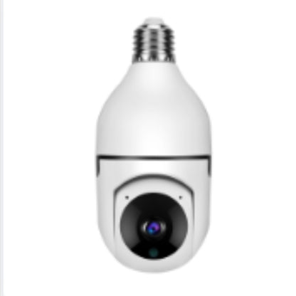 1080P WiFi Bulb Camera E27 | 4X Zoom Smart Home Security Camera with Alarm & 5G WiFi