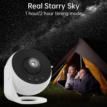 Galaxy Starry Sky Projector Night Light | 360° Rotating Planetarium Lamp for Kids Bedroom, Valentine’s Day & Wedding Decor