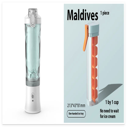 Portable Blender Juicer | Personal Mini Blender with 6-Blade System for Smoothies, Shakes & Kitchen Use