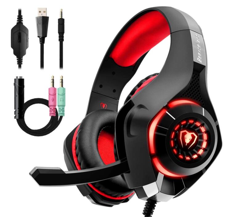 Gaming Headphones with Microphone | Stereo Headset for PC, Console & Mobile Gaming