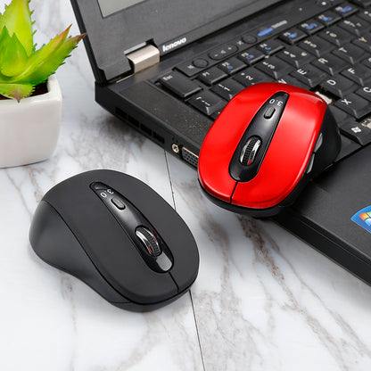 Wireless Dual-Mode Mouse with Smart Power Saving | Bluetooth & 2.4G Rechargeable Mouse for Laptop, PC & Mac