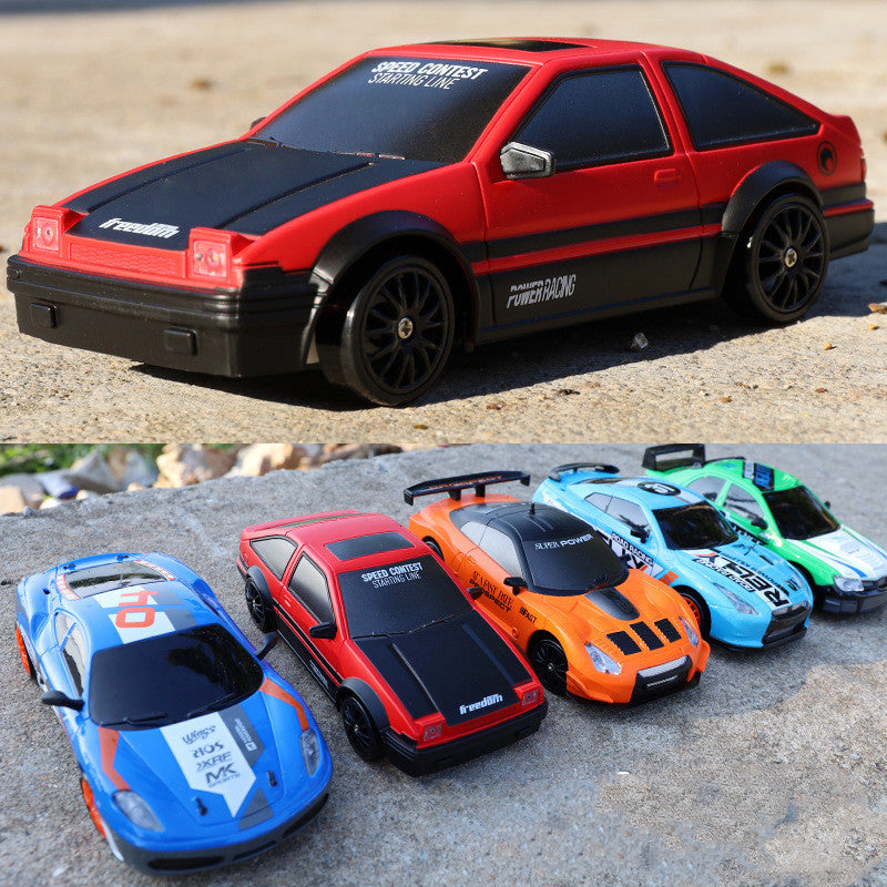 2.4G 4WD RC Drift Car | GTR AE86 Model Remote Control Racing Car Toy for Kids & Christmas Gifts