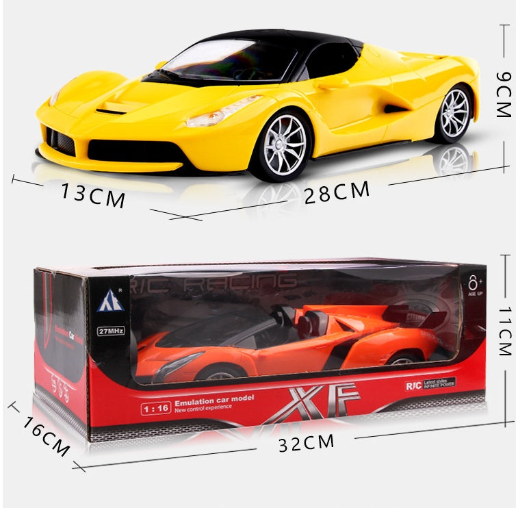 1:16 Scale Remote Control Racing Car | High-Speed RC Car Toy for Kids