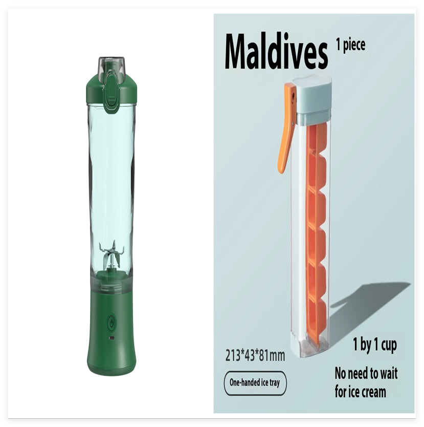 Portable Blender Juicer | Personal Mini Blender with 6-Blade System for Smoothies, Shakes & Kitchen Use