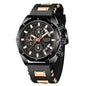 Luxury Fashion Men’s Silicone Sport Watch | Quartz Chronograph Waterproof Wristwatch with Date