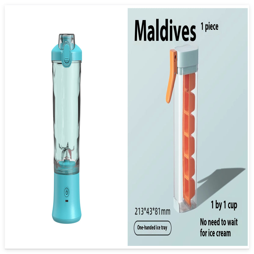 Portable Blender Juicer | Personal Mini Blender with 6-Blade System for Smoothies, Shakes & Kitchen Use