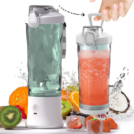 Portable Blender Juicer | Personal Mini Blender with 6-Blade System for Smoothies, Shakes & Kitchen Use