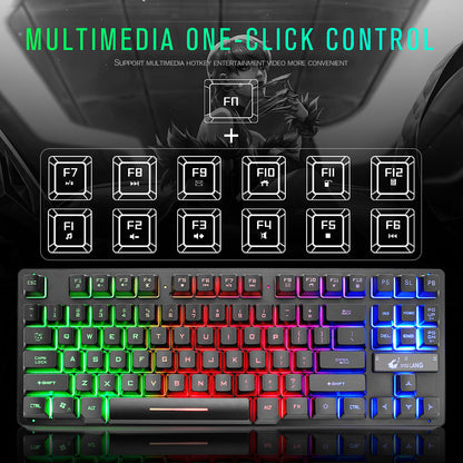 RGB Mechanical Gaming Keyboard for Laptop & PC | Electronic Backlit Notebook Keyboard