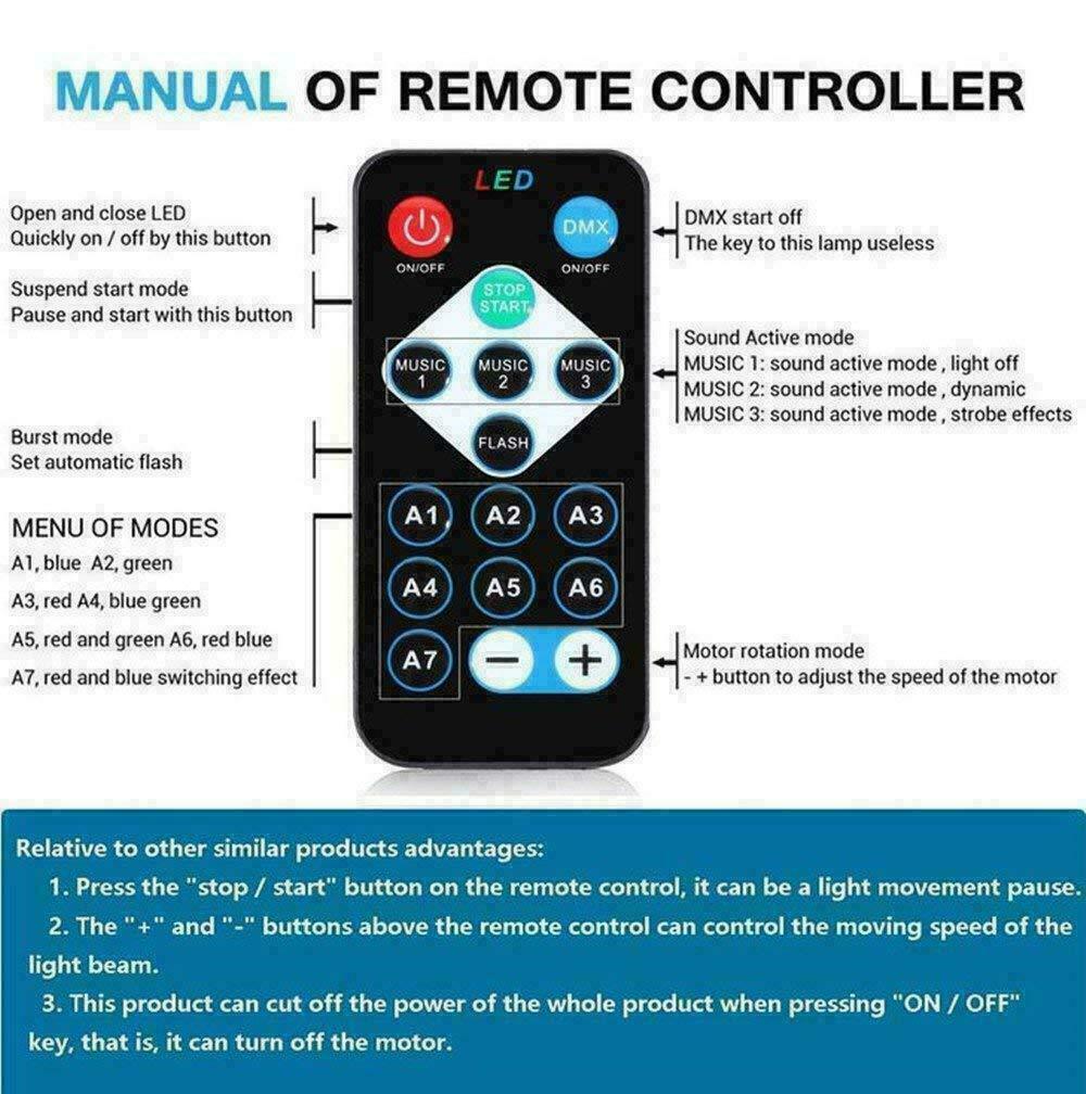 LED Disco Party Light | Sound-Activated Strobe DJ Ball Lamp for Dance, Events & Party Decorations